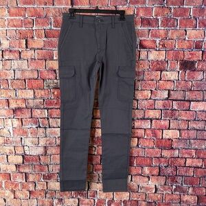 ASOS DESIGN skinny cargo pants in charcoal